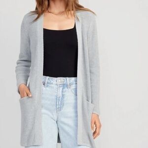Old Navy Longline Open-Front Sweater Cardigan with Pockets